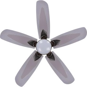 Resim Işıklı Tavan Vantilatörü Gümüş - Uzaktan Kumandalı, 3 Fan Hızı, LED Aydınlatmalı, Zamanlayıcılı, 