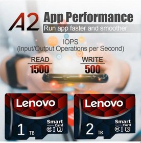 Resim Lenovo Mikro Sd Kart 2 Tb 1 Tb 512 Gb Yüksek Hızlı Hafıza Kartı 256 Gb 128 G 2tb 