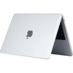 Resim Fuchsia Apple Macbook 16.2' 2021 Uyumlu Fuchsia Msoft Kristal Şeffaf 1mm Incelikte Koruyucu Kılıf 