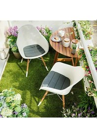 Resim Ahşap Yarım Balkon Masası Kahverengi 