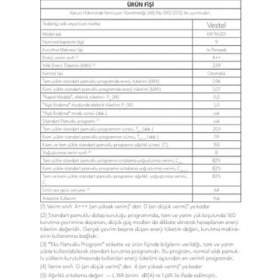 Resim VESTEL Kurutma Mak 96301 Km 