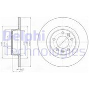 Resim Delphi DELPHI BG4301 FREN DİSKİ ARKA 407 COUPE 05- 2.5 HDI 2.2 16V 2.7 H 