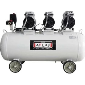 Resim Attlas Sc 30100 J Sessiz Monofaze Kompresör 100 Lt 3 Hp 