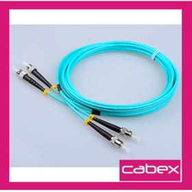 Resim cabex - Om3 Fc-st Dublex Fiber Optik Patchcord Multimode 10 Mt 