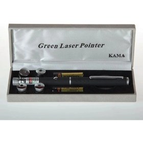 Resim Yeşil Lazer Pointer 100 Mw 15 Km Etkili (5 Başlıklı) 