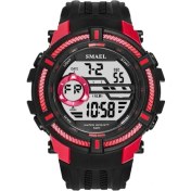 Resim Hanyang Siyah Kırmızı Smael Izle 50 M Su Geçirmez Spor Saatler Askeri Erkekler Büyük Arama S Şok Relojes Hombre Rahat LED CLOCK1616 Dijital Kol Saatleri (Yurt Dışından) 