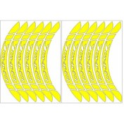 Resim Florasan Sarı Dominar Uyumlu Geniş Jant Şeridi 