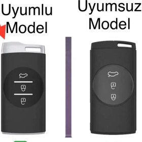Resim Şenyıldız Aksesuar Chery Tiggo 7 Anahatar Koruma Koruma Kılıfı 