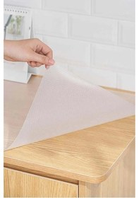 Resim Eva Şeffaf Kaydırmaz Raf Dolap Ve Çekmece Örtüsü 45 Cm X 5 M Renkli 