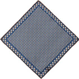 Resim Koyu Lacivert Desenli Mendil - Koyu Lacivert 