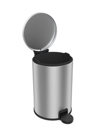 Resim Primanova Cigo 3 Lt Banyo Mutfak Ofis Çelik Çöp Kovası - Metalik Inox 