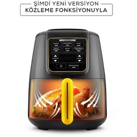 Resim Karaca Air Pro Cook Köz XL Airfryer Fritöz Black Gold 4 Kişilik Uygun Fiyatlı Ve Kaliteli Fritöz