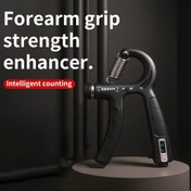 Resim 1 Adet El Kuvvetlendirici - Ayarlanabilir 5.0-100.0KG Direnç, Ergonomik Tasarım, Sağlam Yaylı, Fitness ve Rehabilitasyon Ekipmanı, Siyah Spor Aksesuarı - Okula Dönüş Fırsatı - Yaz Promosyonu - Bağımsızlık Günü & Düğün Sezonu Hediyesi 