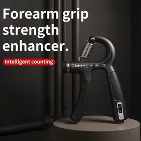 Resim 1 Adet El Kuvvetlendirici - Ayarlanabilir 5.0-100.0KG Direnç, Ergonomik Tasarım, Sağlam Yaylı, Fitness ve Rehabilitasyon Ekipmanı, Siyah Spor Aksesuarı - Okula Dönüş Fırsatı - Yaz Promosyonu - Bağımsızlık Günü & Düğün Sezonu Hediyesi 