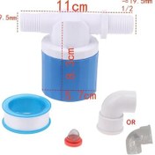 Resim Willowhaven 1/2" Otomatik Su Seviye Kontrol Vana Şamandıra Vana Tank Havuz Anahtarı 