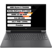 Resim HP Victus Gaming 16-S0035NT Ryzen 5 7640HS 16GB 512GB SSD RTX4060 Freedos 16.1" FHD 7Z5Z2EA 