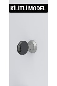 Resim DECOBOX Paris Led Aydınlatmalı Boy Aynalı Takı Dolabı Kilitli 