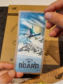 Resim Bay Etiket Hbg53 Snowboard Sampiyonasi Etiketi 