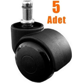 Resim Hayal Sepeti Ofis Çalışma Koltuğu Tekerleği 5 Adet Dayanıklı 