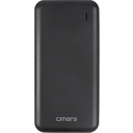 Resim Omars 10000MAH 20W Type-C Pd ve 2*usb-A Üç Çıkışlı LED Işıklı Powerbank Siyah 