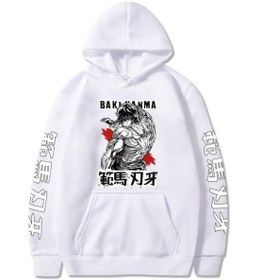 Resim GALASHOP Baki Grappler Moda Baskı Anime Hoodies 