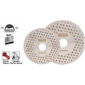 Resim Tomax Elmas Kesici Elektrolize 180 Mm 