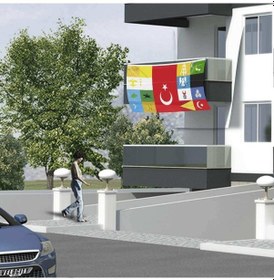 Resim 17 Eski Türk Devletleri Tek Poster Raşel Bayrak -200x400cm -2x4 Metre 1 