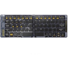 Resim Xiyyadms F69 Şeffaf İki Katlı Bluetooth Klavye - 3 Cihazla Eş Zamanlı Bağlantı, Taşınabilir, Tüm Sistemler İle Uyumlu, Sessiz Tuşlama Diğer 