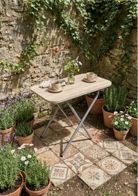 Resim Alesta Life Katlanır Mutfak Piknik Kamp Plaj Masası 40 x 70 CM 