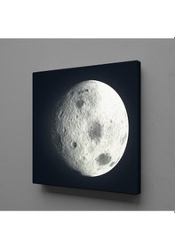 Resim Ay Temalı Kanvas Tablo 30x30cm 