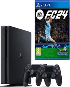 Resim Playstation 4 Slim 1 Tb + 2.Dualshock +Fc 24 