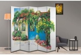 Resim Manzara Temalı Özel Tasarım Paravan Room Divider PRV1103, 180 x 180 