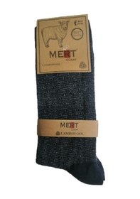 Resim 12 Li Paket Mert Erkek Kışlık Yün Çorap Karışık Renk Çok Renkli 