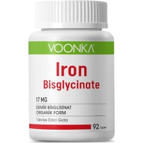 Resim Voonka Iron Bisglycinate 92 Tablet 