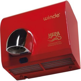 Resim Winde 2500w Kırmızı Fotoselli Çelik Gövde El Ve Yüz Kurutma Makinası 