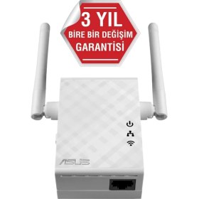Resim Kaia Life Asus RP-N12, N300, 300MBPS, 2.4ghz Wps Butonu, 1port Megabit Lan, Menzil Genişletici 