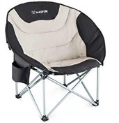Resim Madfox Moonchair Deluxe Katlanır Siyah Gri Kamp Sandalyesi 