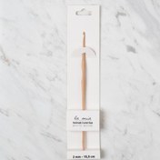 Resim La Mia Whitewood 2 mm 15.5 cm Ahşap Yün Tığ 