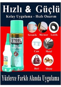 Resim Hızlı Yapıştırıcı Spreyli 200 Ml 1 Adet Activatör Spreyli Mdf Japon Yapıştırıcı Seti Genel Amaçlı Profesyonel Hızlı Yapıştırıcı 