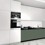 Resim STELLA LUNA Soyma & Yapıştır Mutfak Duvar Kağıdı - 60.96cm Genişlik, Yağ Geçirmez & Su Geçirmez Vinil Temas Kağıdı, Tezgahlar & Mobilyalar için Kolay Uygulama, Ev Yenileme için Çıkarılabilir PVC Duvar Sticker 