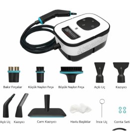 Resim Aggiy Powersteam Çok Fonksiyonlu Buharlı Temizleyici 4 Bar 2500W 