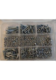Resim M3 Vida Somun Seti-310 Ad. Metrik 3 Mm. 