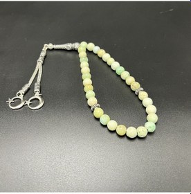 Resim Yıldız Doğal Taş Krizopras 8mm 33lük Doğal Taş Tesbih 