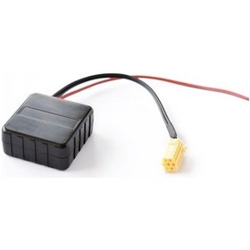 Resim Araba Kablosuz Bluetooth Modülü Fiat / Alfa Romeo / Lancia / Mercedes Benz Smart451 Aux Buchse Stecker İçin Aux Ses Adaptör Kablosu 