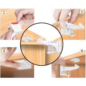 Resim Portakal Safety Vidalı Çekmece Dolap Kilidi 