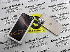 Resim Apple iPhone 16 Pro Max İkinci El TR | 256 GB | Çöl Titanyum İkinci El 4 AYLIK SIFIR AYARINDA İPHONE 16 PRO MAX 256ÇÖL AKDENİZ2