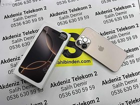 Resim Apple iPhone 16 Pro Max İkinci El TR | 256 GB | Çöl Titanyum 