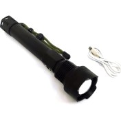 Resim Femex Teleskopik El Feneri - Lazer LED Sistemli - Cree Xhp 