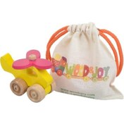 Resim Woodnjoy Wood & Joy Doğal Ahşap Helikopter Hareketli Eğitici Oyuncak 