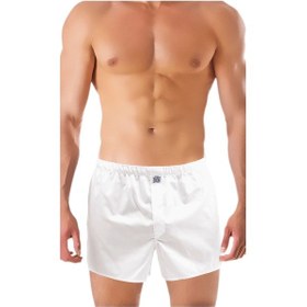 Resim The Don Beyaz Renk Poplin Erkek Boxer 